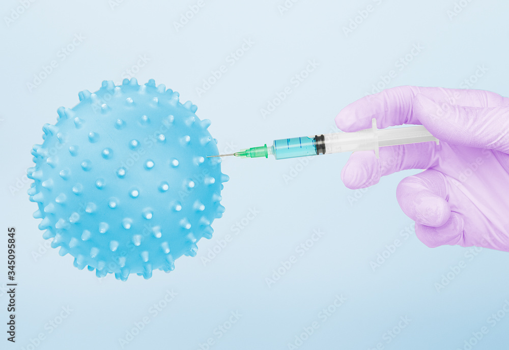 Virus Attack. Fight against the Coronavirus concept Virus Attack. Fight against the Coronavirus concept