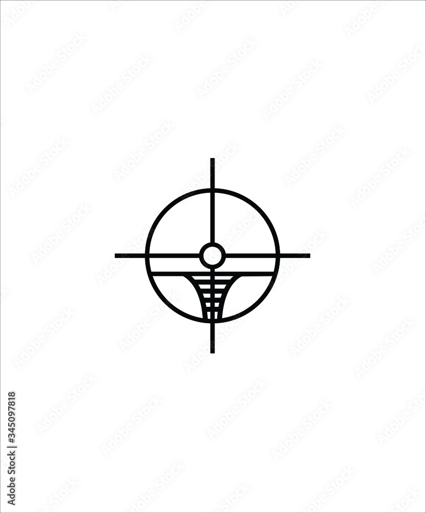 target icon,vector best line icon. target icon,vector best line icon.
