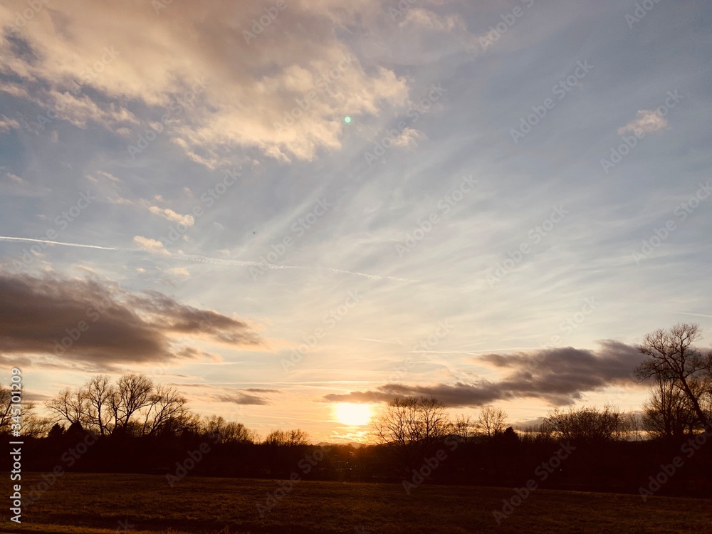 See, Sonnenuntergang