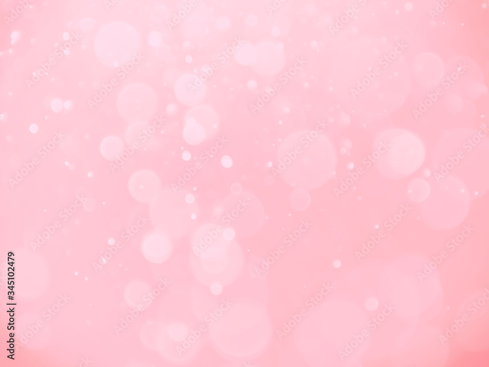 Red and pink bokeh on a white background. Red and pink blur, พื้นหลังวันวาเลนไทน์ .used as wallpaper.