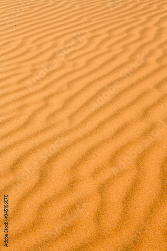 Sand dunes at a sunset in Morocco