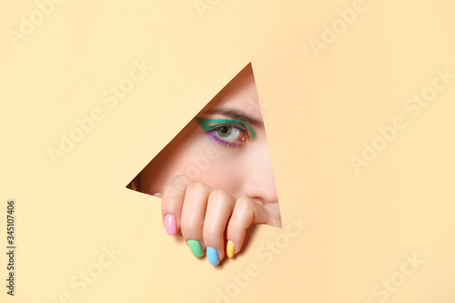 Young woman with beautiful ...