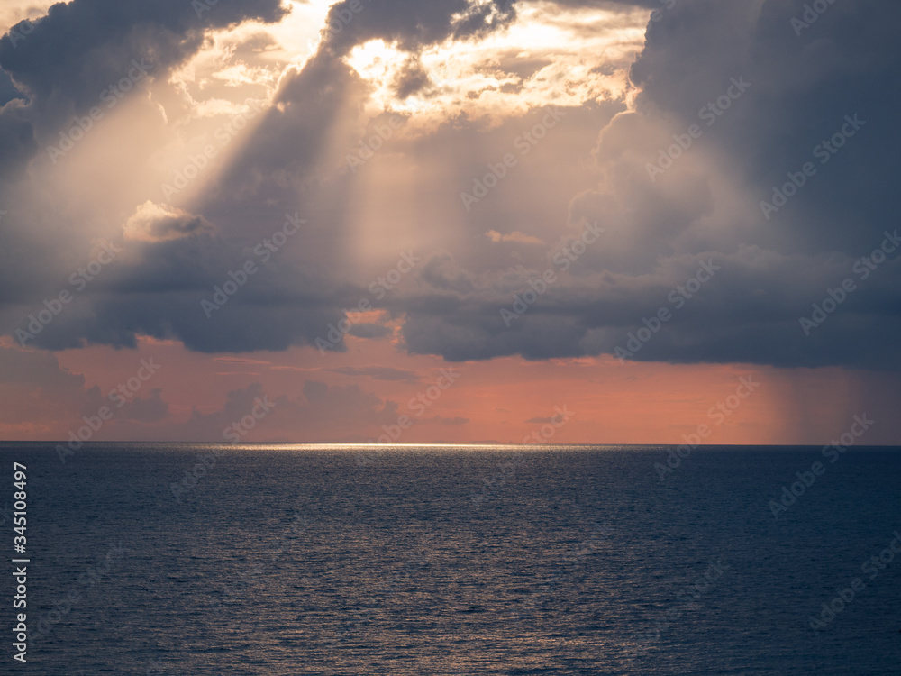 Epic sunset (dawn) on the sea. Epic sunset (dawn) on the sea.