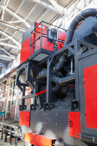 Foto sandblasting machine for modern workshop