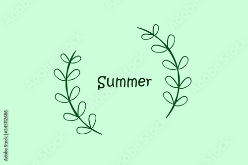 vector illustration of an abstract background with tree