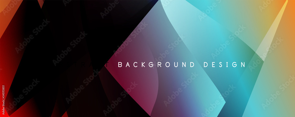 Wave liquid style lines with shadows and light on gradient background Wave liquid style lines with shadows and light on gradient background