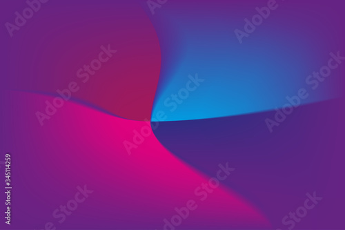 Abstract background. Colorful smooth twist light lines vector background. Background design. Vector