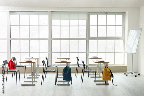 Interior of modern empty cl...