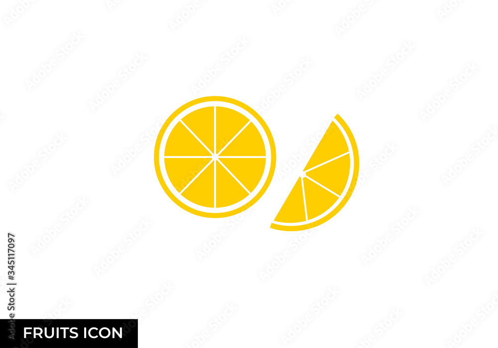 orange icon ilustration. fruit icon orange icon ilustration. fruit icon