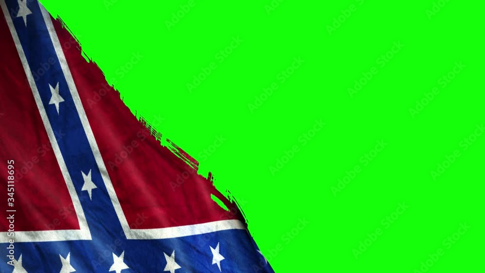 Flag Confederate Memorial Day, Heroes Day. American Civil War. Flag