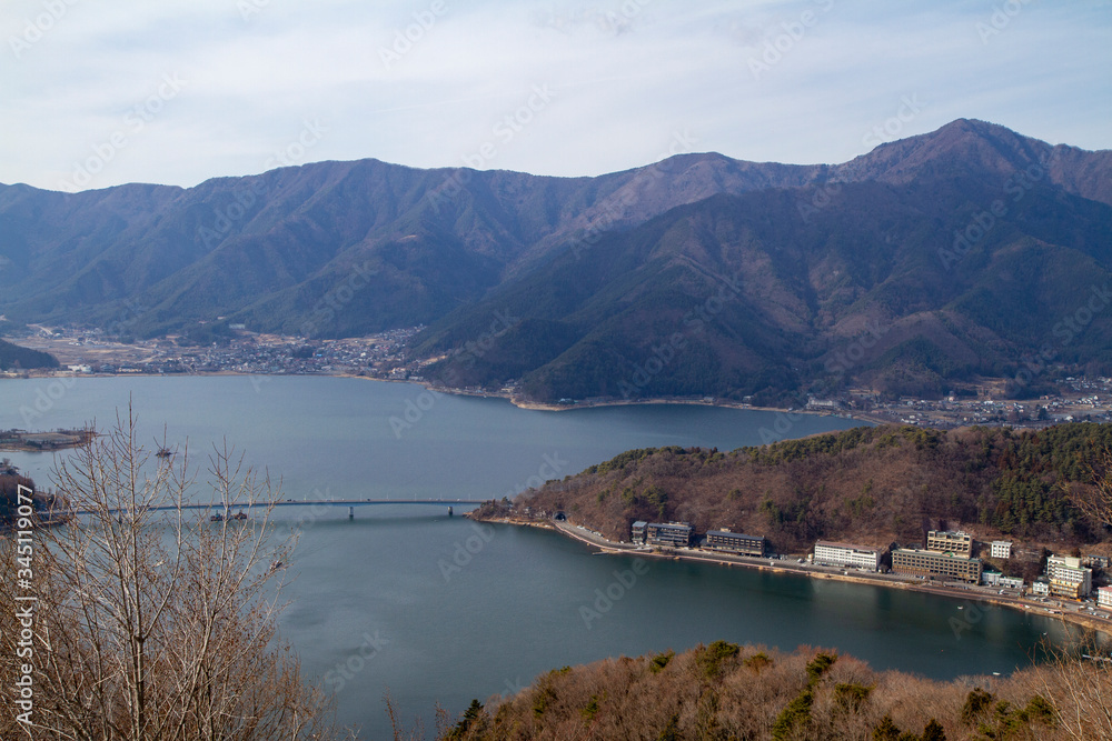 kawaguchi lake in japan