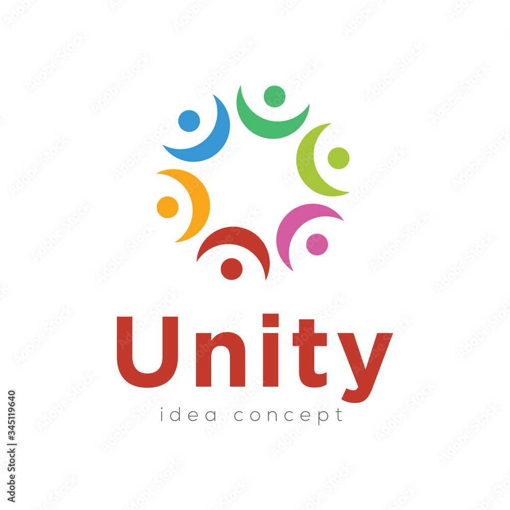 Creative Unity People Concept Logo Design Template Creative Unity People Concept Logo Design Template
