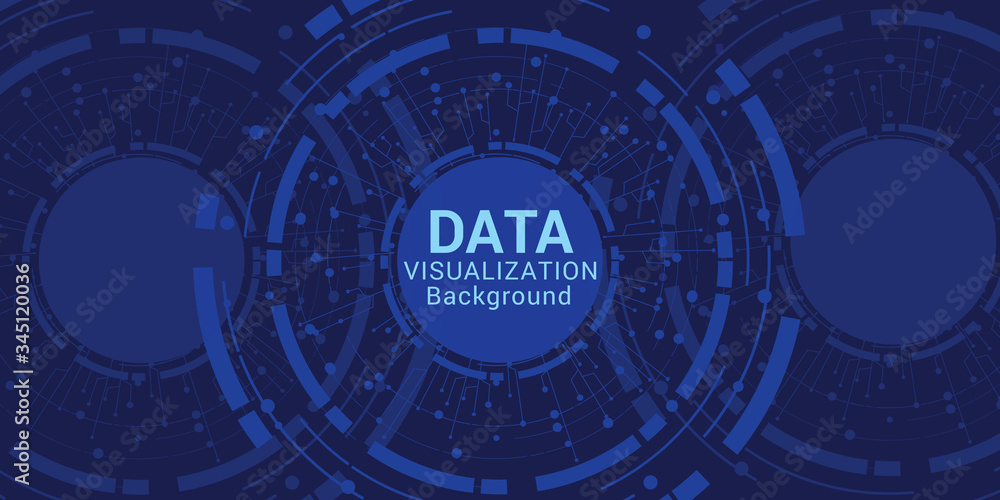 Obraz premium Data complexity representation. Big data concept visualization. Analytics abstract concept. Graphic background