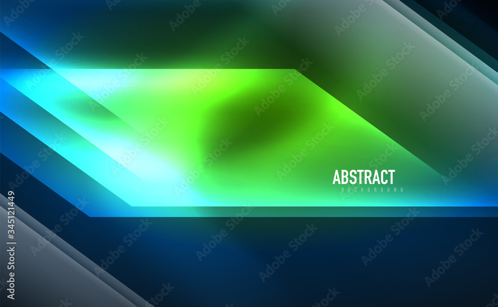 Dynamic neon shiny abstract background. Trendy abstract layout template for business or technology presentation, internet poster or web brochure cover, wallpaper Dynamic neon shiny abstract background. Trendy abstract layout template for business or technology presentation, internet poster or web brochure cover, wallpaper