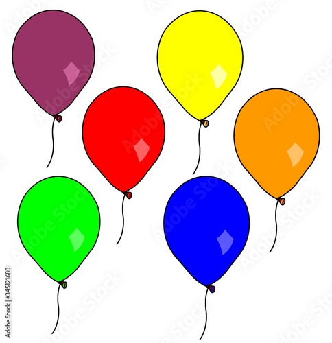 Ballons de baudruche photo