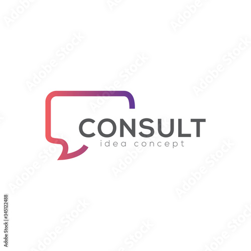 Creative Consulting Concept Logo Design Template