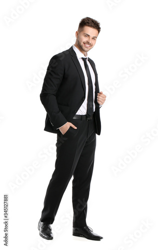 Portrait of handsome young ...