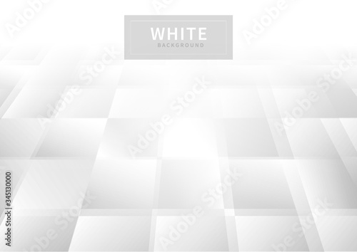 Abstract geometric square pattern background with white shapes perspective can be used in cover design  poster  website  flyer.