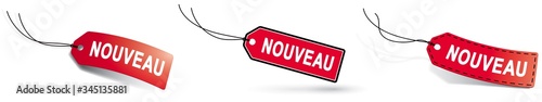 ÉTIQUETTE NOUVEAU ROUGE
