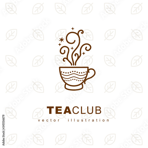 Tea cup sign  icon  logo  symbol