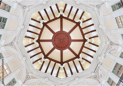ceiling of the church