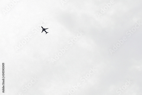 airplane in the sky
