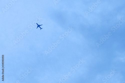 air plane in the sky