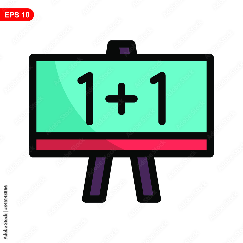 Fototapeta premium Educatiion icon set