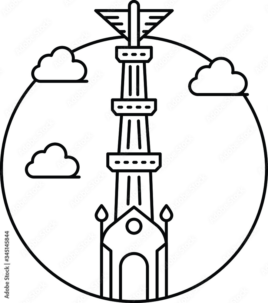 Naklejka premium skyscraper