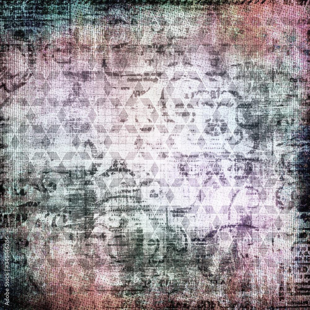 Obraz premium Islamic Oriental Colorful Background with texture