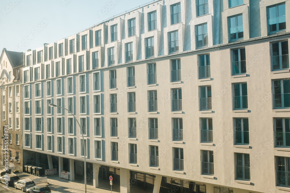 Fototapeta premium Wohnhaus in Hamburg