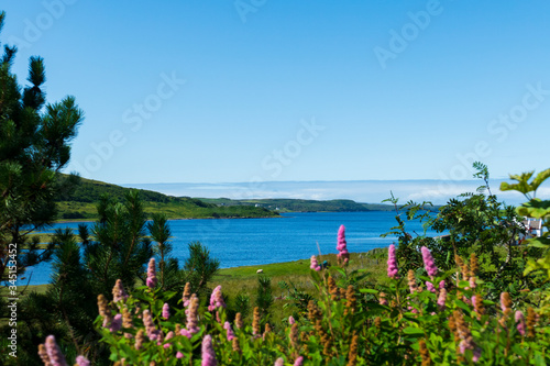 Loch Snizort Beag  Bucht  See an der K  ste der Isle of Skye