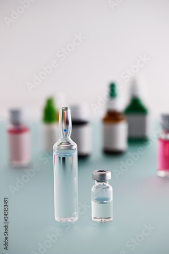 Multiple types of vials