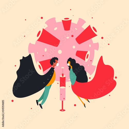 people facing the new world by on covid 19