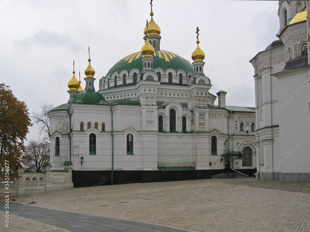 The refectory temple of Kiev Pechersk Lavra.