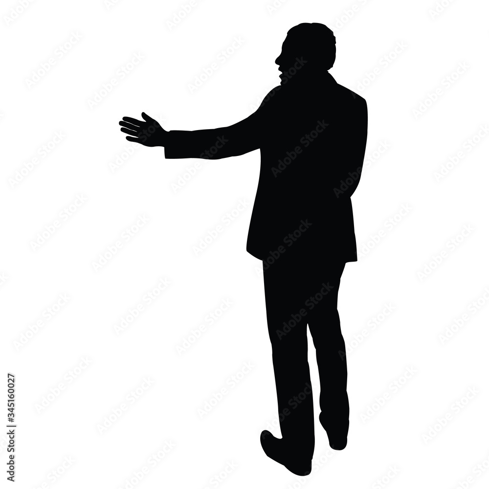 a man body silhouette vector a man body silhouette vector