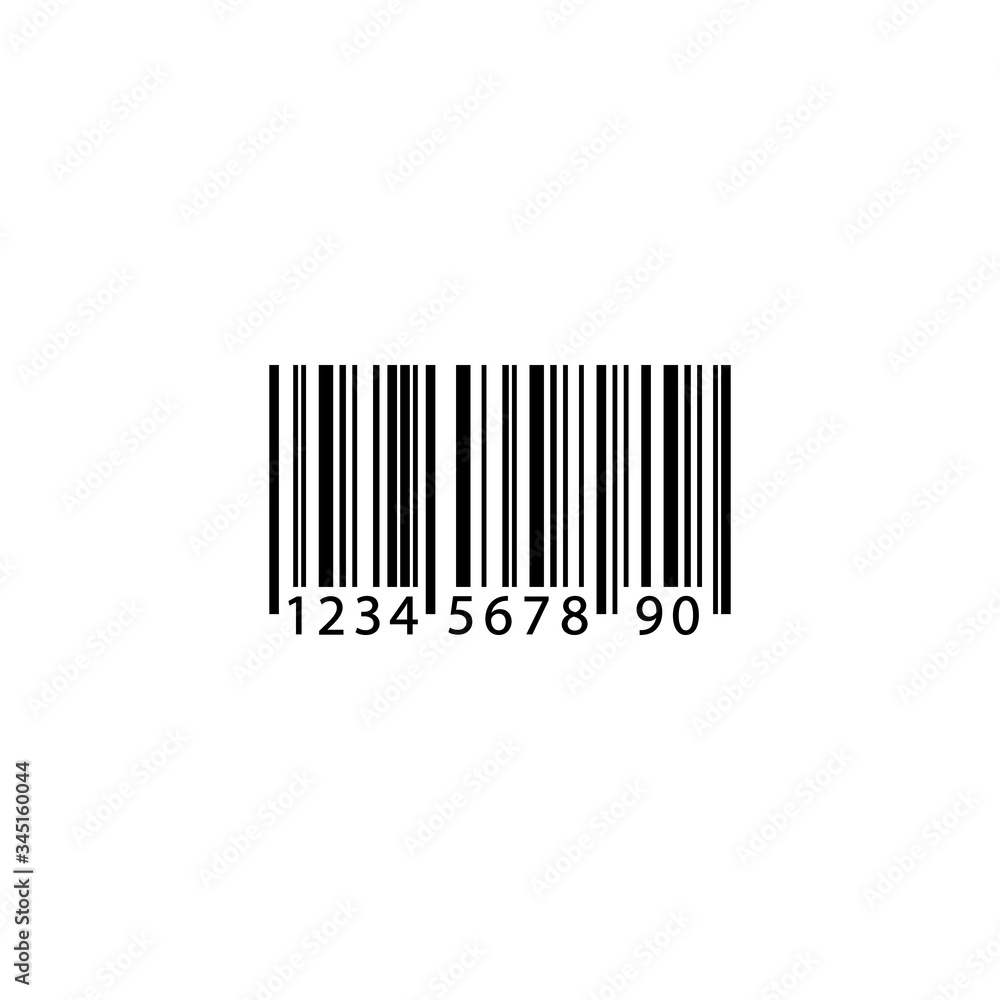 Barcode icon in black on isolated white background. EPS 10 vector. Barcode icon in black on isolated white background. EPS 10 vector.