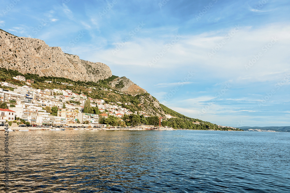 Dalmatian coast of Adriatic Sea in Omis