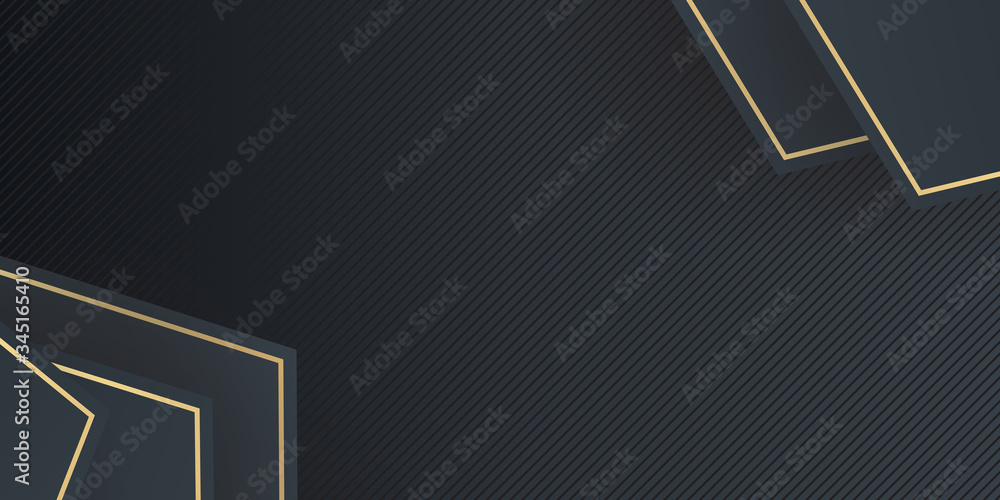 Abstract gold triangle shapes and luxury pattern background. Abstract Geometric Black and Gold Background - Dark Circled Shapes with Golden Lines, Vector Illustration Abstract gold triangle shapes and luxury pattern background. Abstract Geometric Black and Gold Background - Dark Circled Shapes with Golden Lines, Vector Illustration
