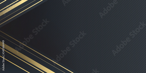 Black Gold Abstract Presentation Background