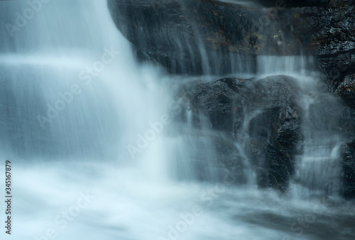 Champman Falls in Devil's Hopyard State Park in Connecticut.