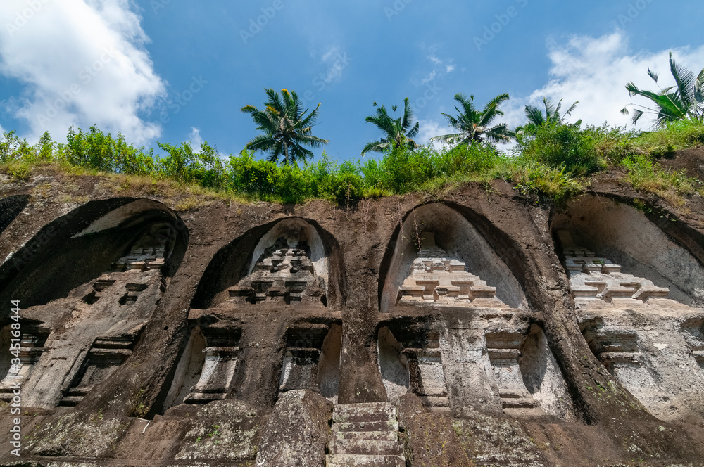 Gunung Kawi temple and funerary complex, Tampaksiring north east of Ubud in Bali, Indonesia