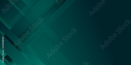 Luxury dark green background with overlap 3D layer