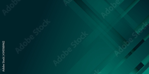 Luxury dark green background with overlap 3D layer