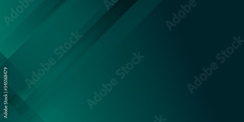 Luxury dark green background with overlap 3D layer