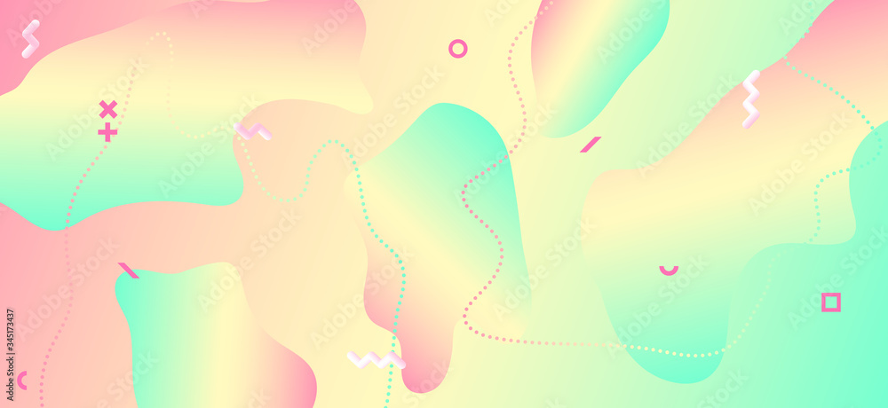 Pastel Colorful Background. Red Geometric 