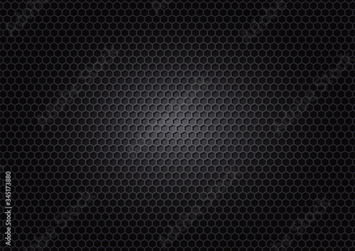 black carbon fiber texture banner abstract background. illustration vector.