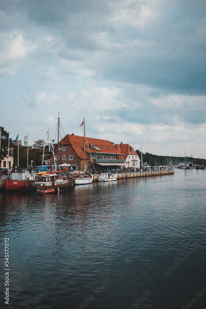 boats in the port Neustadt Schleswig-Holstein Baltisches Meer Deutschland Ostseebad