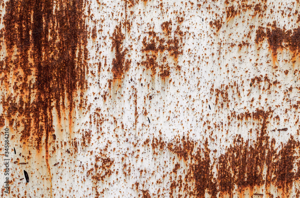 Fototapeta premium old iron rusty wall close up