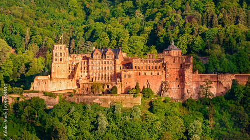 Tableau sur toile Schloss Heidelberg